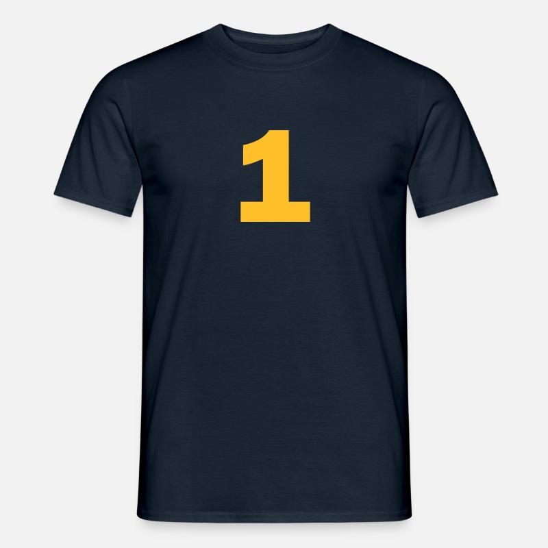 1 - Männer T-Shirt - Navy