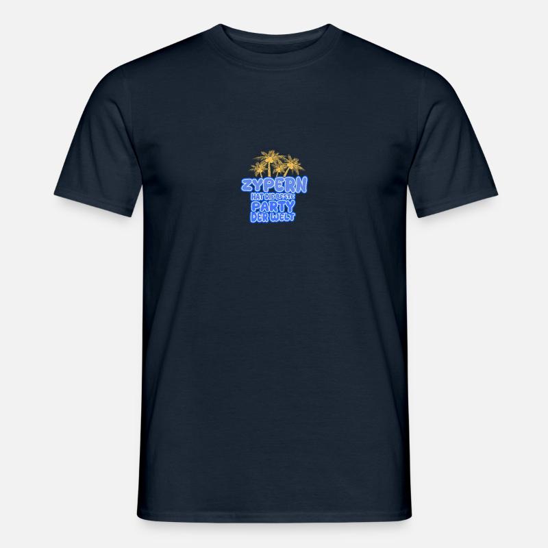 Zypern als Urlaub - Männer T-Shirt - Navy
