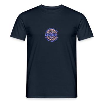 First name Diana - Men's T-Shirt - navy - Front - AI Model Male 178 light (178cm)