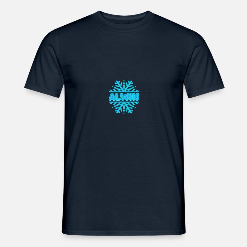 Alwin Alwin - Männer T-Shirt - Navy