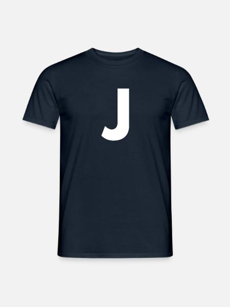 J - Men's T-Shirt - navy