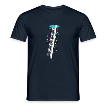 Grimpons là où vivent les couleurs - T-shirt homme - marine - Devant - AI Model Male 178 light (178cm)