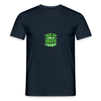 L - Männer T-Shirt - Navy - Vorne - AI Model Male 178 light (178cm)