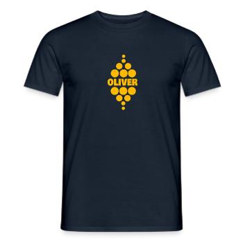 Oliver Oliver - Männer T-Shirt - Navy - Vorne - AI Model Male 178 light (178cm)
