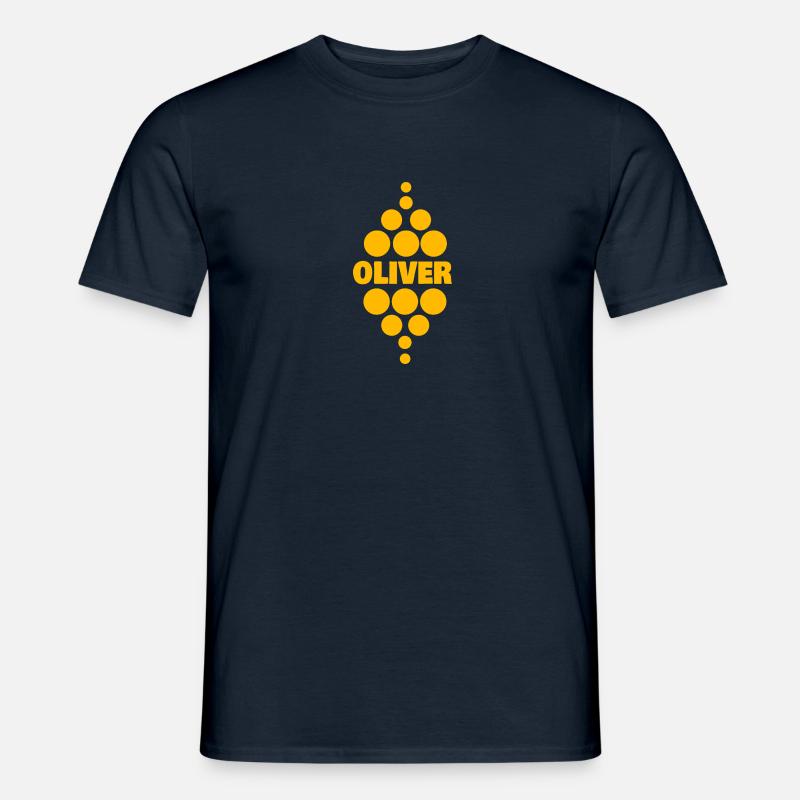 Oliver Oliver - Männer T-Shirt - Navy