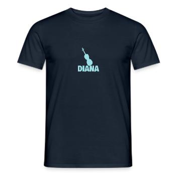 Diane - T-shirt homme - marine - Devant - AI Model Male 178 light (178cm)