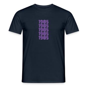 Sportart 1985 - Männer T-Shirt - Navy - Vorne - AI Model Male 178 light (178cm)