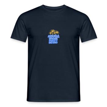 Tourisme Aruba - T-shirt homme - marine - Devant - AI Model Male 178 light (178cm)