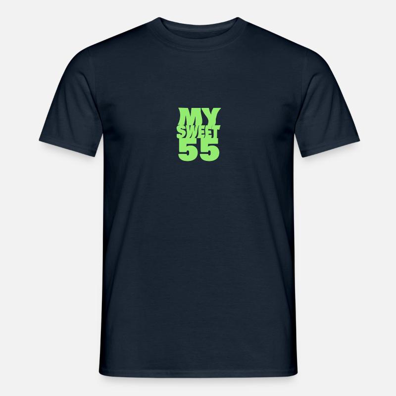 Süß 55 - Männer T-Shirt - Navy