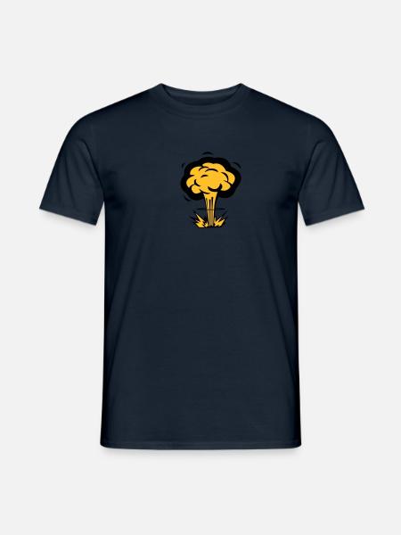 Atompilz - Männer T-Shirt - Navy