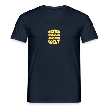 Cadeau pour compagnon - T-shirt homme - marine - Devant - AI Model Male 178 light (178cm)
