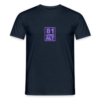 Alto 81 - Men's T-Shirt - navy - Front - AI Model Male 178 light (178cm)