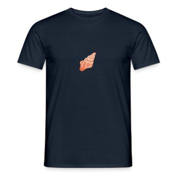 Muschel Wasser Unterwasser Biologie - Männer T-Shirt - Navy - Vorne - AI Model Male 178 light (178cm)