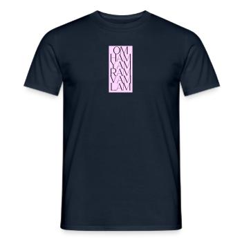 Bija Mantra Chakren - Männer T-Shirt - Navy - Vorne - AI Model Male 178 light (178cm)