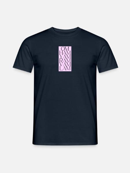 Bija Mantra Chakras - Men's T-Shirt - navy