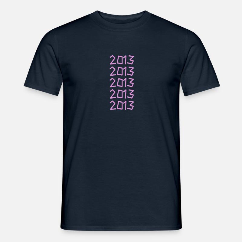 2013 - Männer T-Shirt - Navy