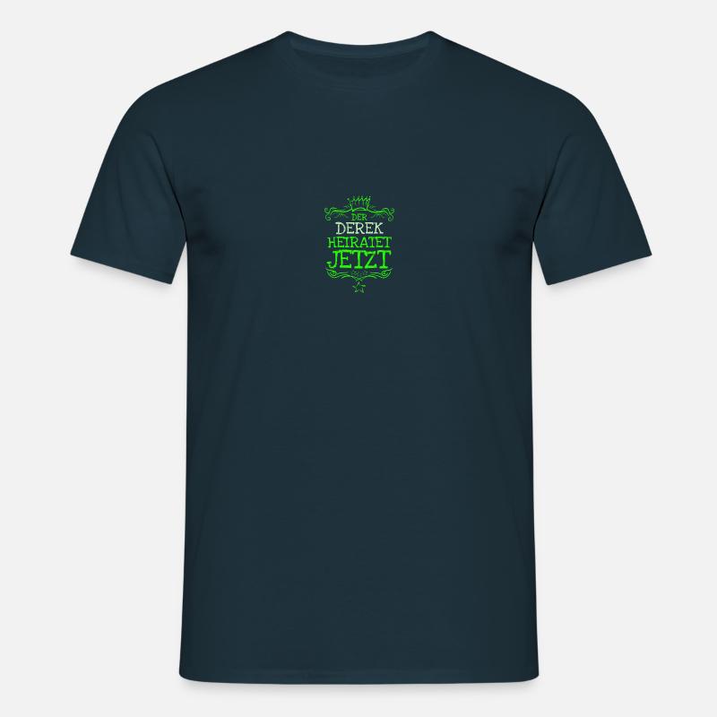 Derek als Bachelor - Männer T-Shirt - Navy