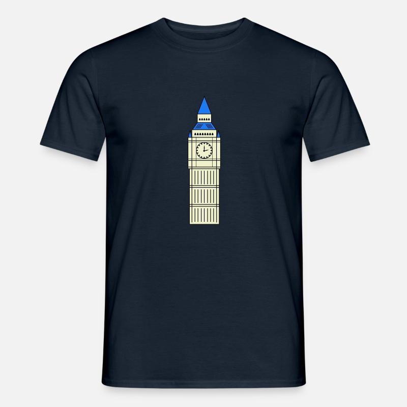 big ben design - Männer T-Shirt - Navy