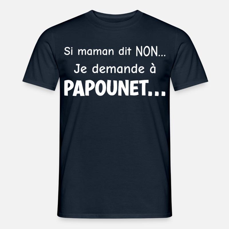 Komplize Papa - Männer T-Shirt - Navy