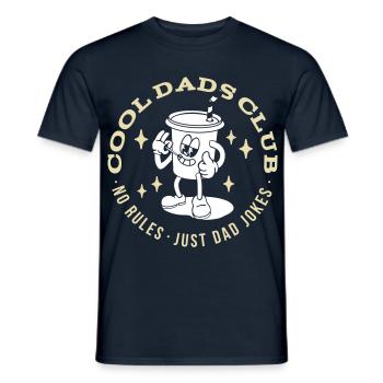 Cadeau des pères du Club des Pères Cool Dads - T-shirt homme - marine - Devant - AI Model Male 178 light (178cm)