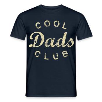 Cadeau de fête des pères du Cool Dads Club - T-shirt homme - marine - Devant - AI Model Male 178 light (178cm)