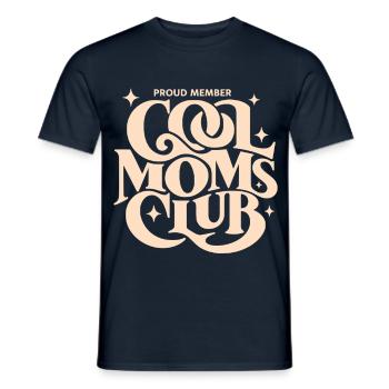 Cool Moms Club - Männer T-Shirt - Navy - Vorne - AI Model Male 178 light (178cm)