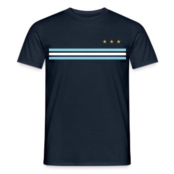 Champion d’Argentine - T-shirt homme - marine - Devant - AI Model Male 178 light (178cm)