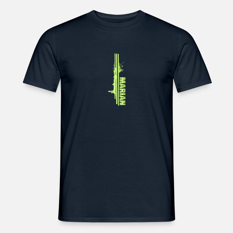 Farbklecks Marian - Männer T-Shirt - Navy