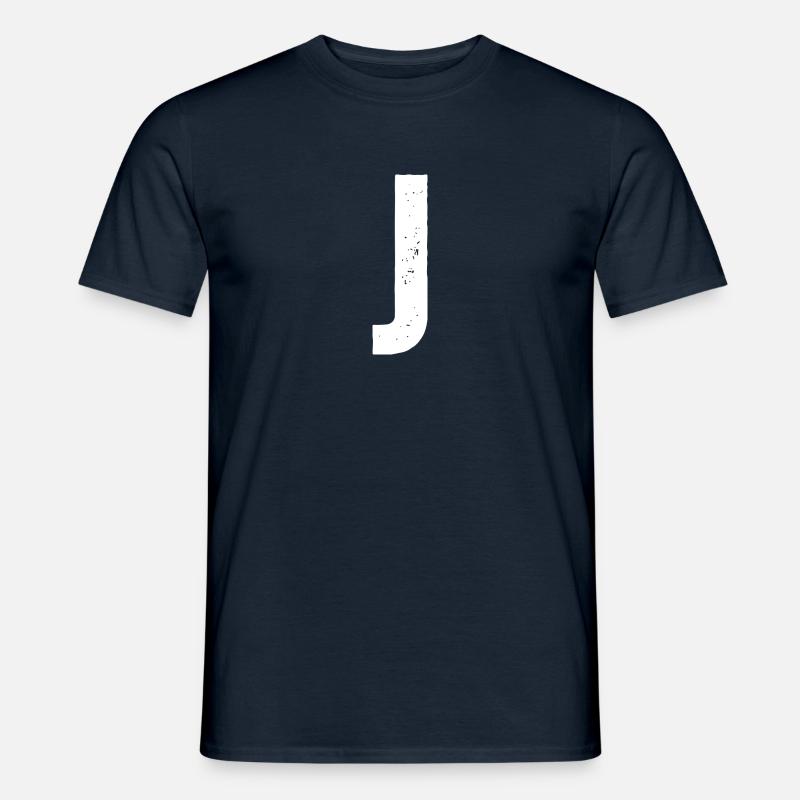 J - Männer T-Shirt - Navy