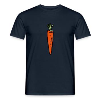 Carrot Carrot - T-shirt homme - marine - Devant - AI Model Male 178 light (178cm)