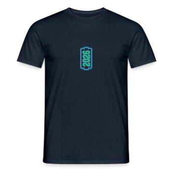 2026 - Men's T-Shirt - navy - Front - AI Model Male 178 light (178cm)