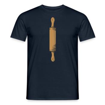 Rolling pin - Men's T-Shirt - navy - Front - AI Model Male 178 light (178cm)