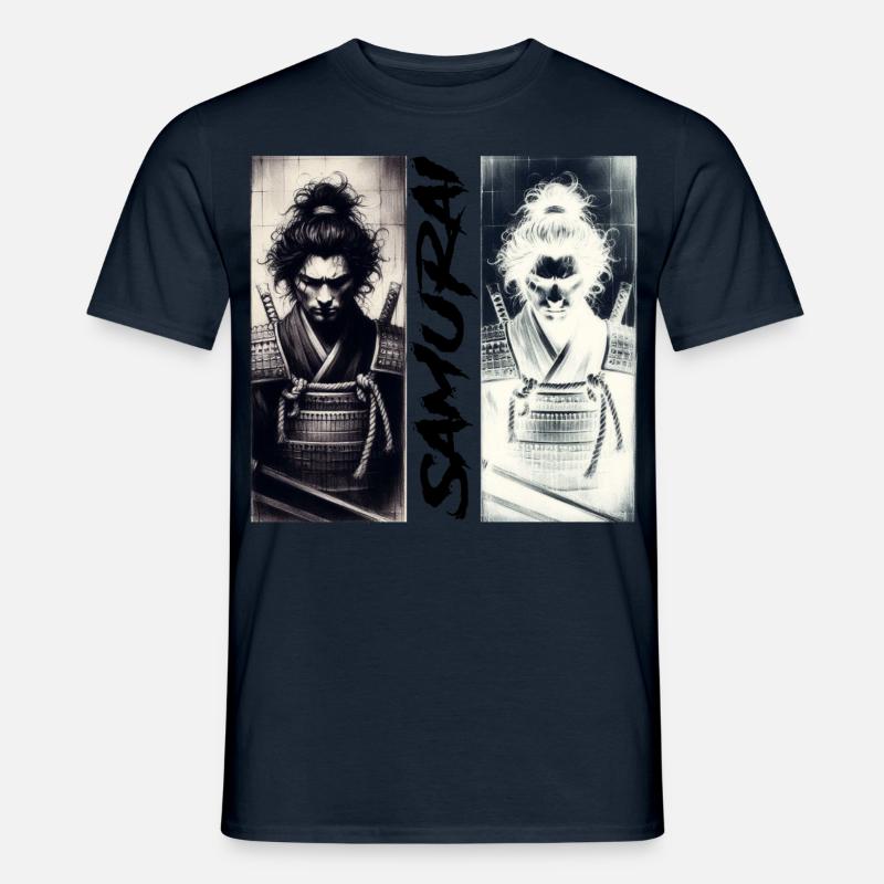 Samurai - Männer T-Shirt - Navy