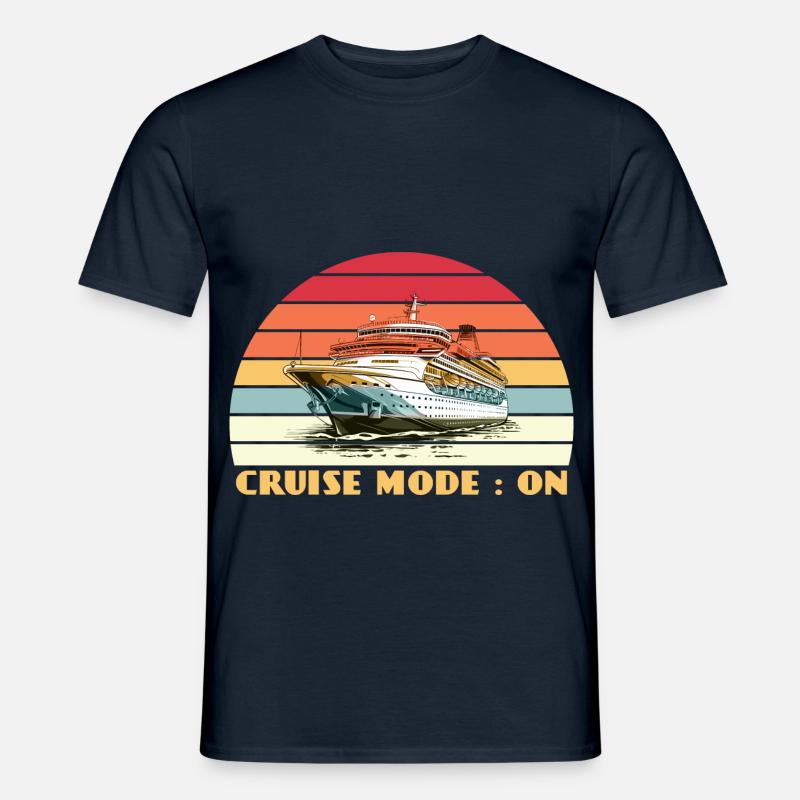 On-Tour-Modus | Sommer-Reiseabenteuer - Männer T-Shirt - Navy