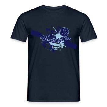 Kanupolo II - Männer T-Shirt - Navy - Vorne - AI Model Male 178 light (178cm)