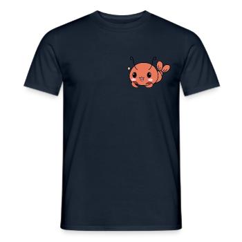Clawie le homard - T-shirt homme - marine - Devant - AI Model Male 178 light (178cm)
