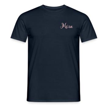 MOIN - Männer T-Shirt - Navy - Vorne - AI Model Male 178 light (178cm)