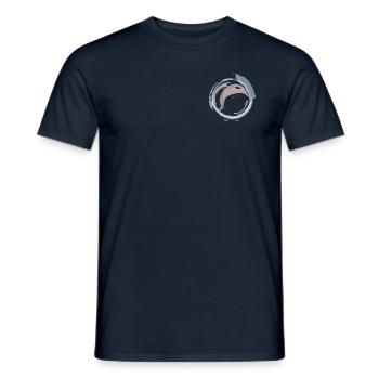 Tucuxi ENDANGERED - Men's T-Shirt - navy - Front - AI Model Male 178 light (178cm)
