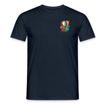 CREATIVITY vol. 2 - Men's T-Shirt - navy - Front - AI Model Male 178 light (178cm)