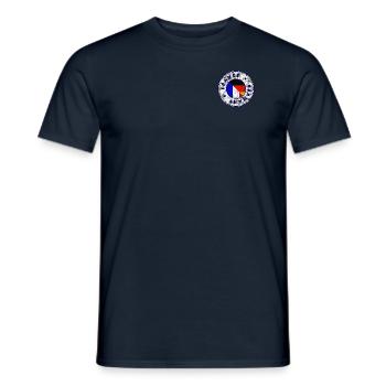 FRANCE GERMANY Stamp - Männer T-Shirt - Navy - Vorne - AI Model Male 178 light (178cm)