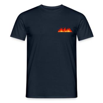 Feu! - T-shirt homme - marine - Devant - AI Model Male 178 light (178cm)