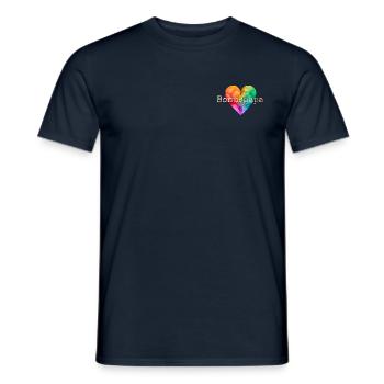 Bonuspapa - LGBTQI+ - Männer T-Shirt - Navy - Vorne - AI Model Male 178 light (178cm)
