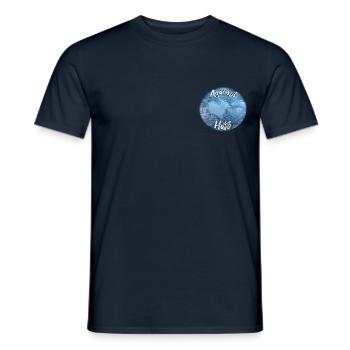 Against hate - Men's T-Shirt - navy - Front - AI Model Male 178 light (178cm)
