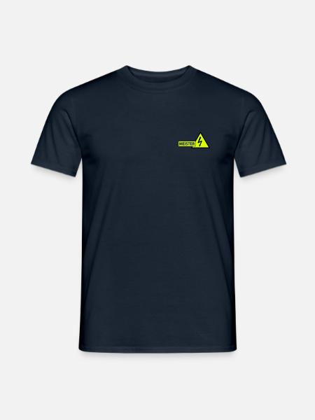 (2_meister_elektro) - Männer T-Shirt - Navy
