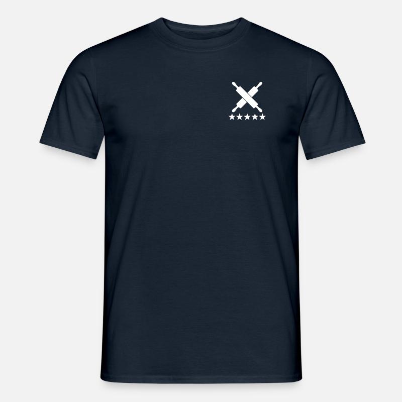 rolling pin deluxe - Männer T-Shirt - Navy