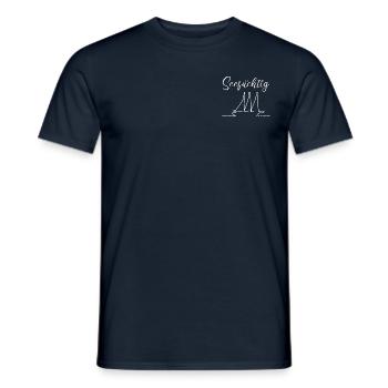 Meer Boot Seesüchtig - Verrückt nach Meer - Männer T-Shirt - Navy - Vorne - AI Model Male 178 light (178cm)