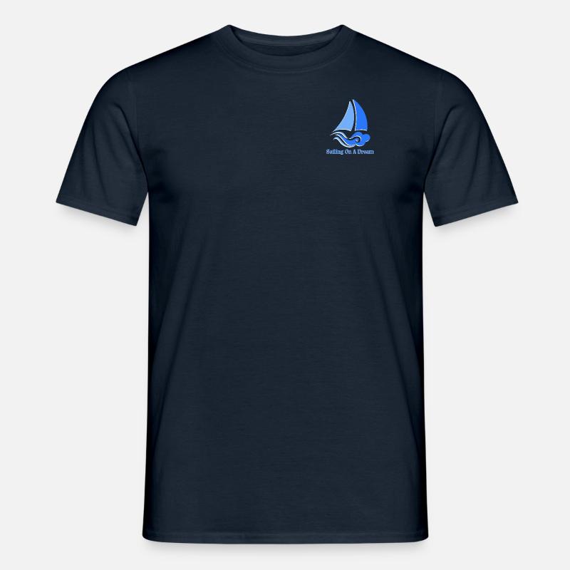Sailing On A Dream - Men’s T-shirt - navy