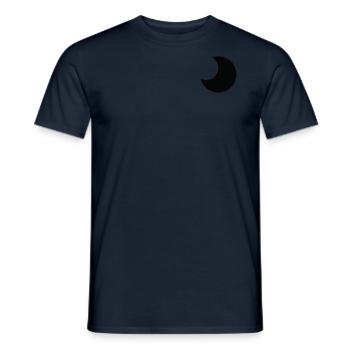 Lune Halloween - T-shirt homme - marine - Devant - AI Model Male 178 light (178cm)