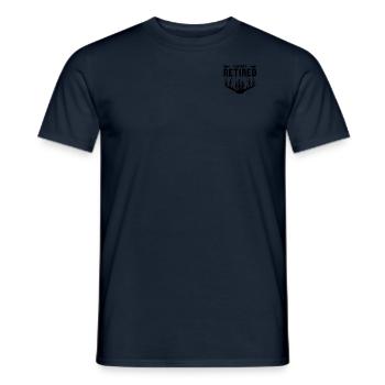Je ne suis pas à la retraite - T-shirt homme - marine - Devant - AI Model Male 178 light (178cm)