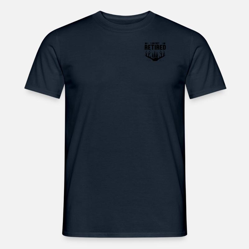 I am not retired - Männer T-Shirt - Navy